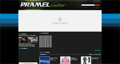Desktop Screenshot of pramelleather.com